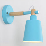 Applique Murale Bois Bleu Céleste