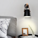 Applique Murale Bois Et Cuir Chambre