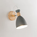 Applique Murale Scandinave Bois Spot Gris