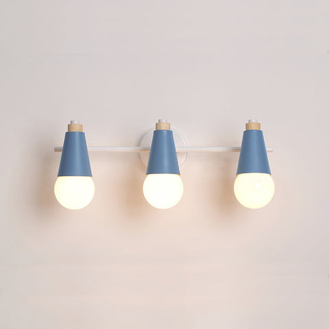 Applique Murale Triple Bleue