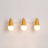 Applique Murale Triple Jaune