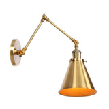 Applique Murale Vintage Industrielle Dorée