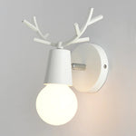 Applique Murale Bois Cerf Blanche