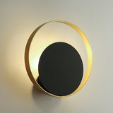 Applique Murale Eclipse Minimaliste Allumée