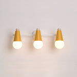 Applique Murale Triple Jaune